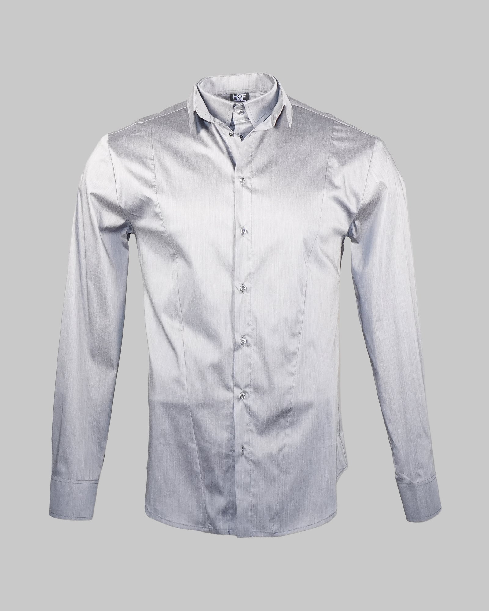 Double Collar Shirt Grey