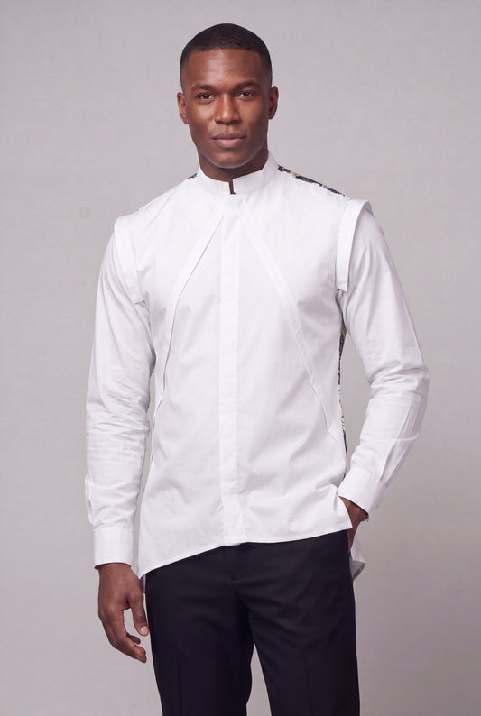 Face Shirt White