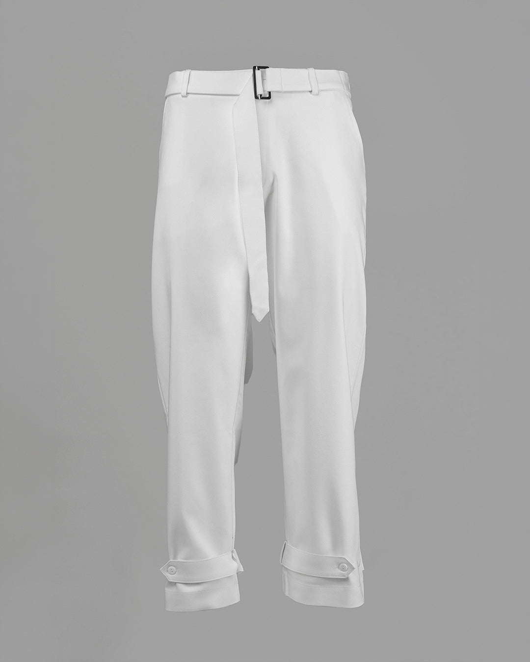 The Laureate Asymmetrical White Suit